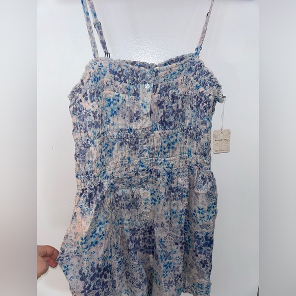 NWT Free People One Sammi Romper in Ivory Combo - Picture 5 of 10